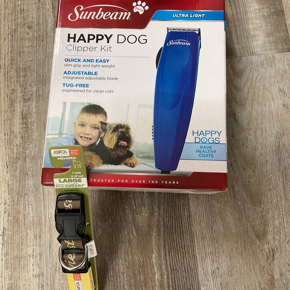 Sunbeam Happy Dog Clipper Kit with Collar